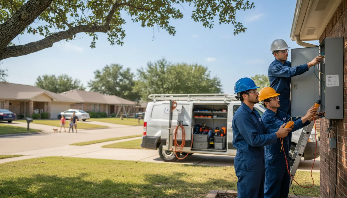 Certified electrician providing emergency electrical services in Newbern, TN